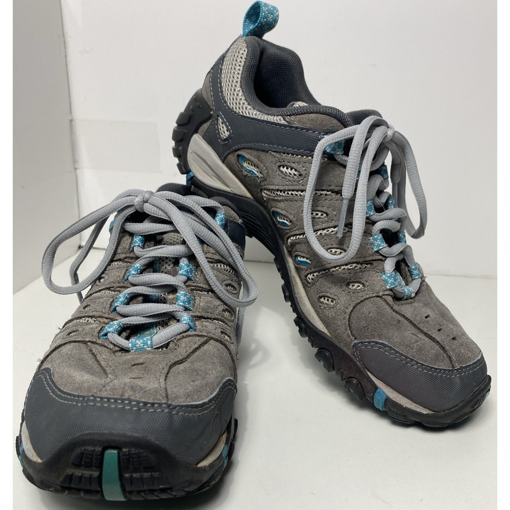 Outdoor Merrell Women's 9 Crosslander 2 Hiking Shoes Suede Mesh Blue Trail 9